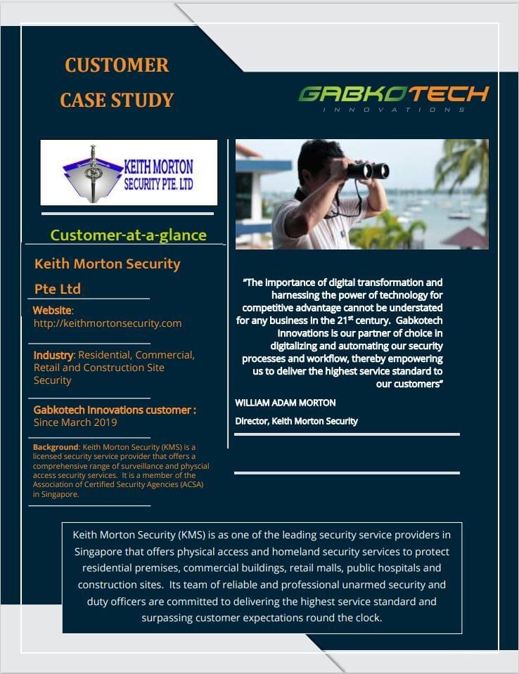 Keith mortan security Pte Ltd - Case Study