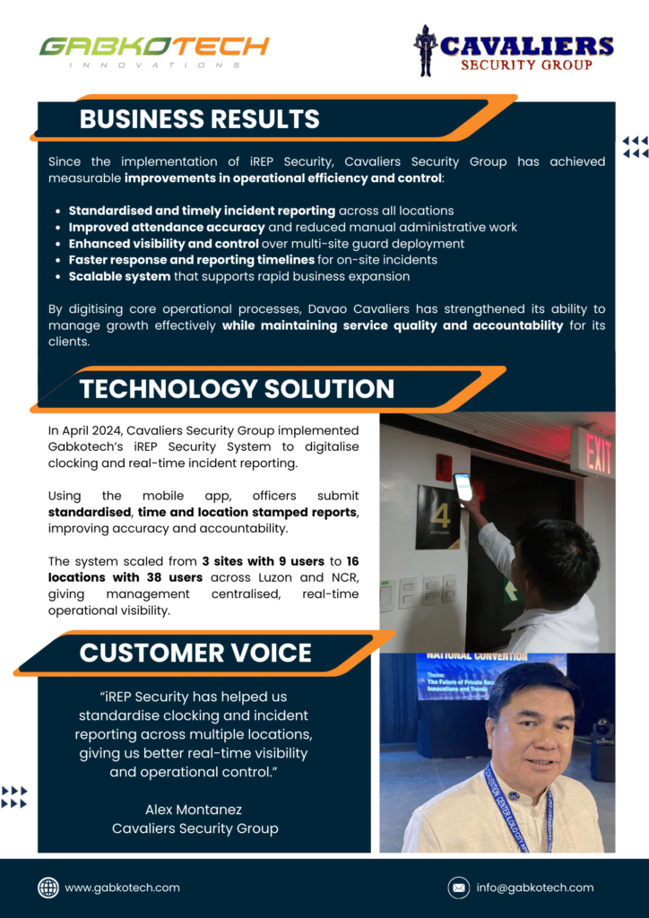 A Multi-Site Security Case Study on Operational Visibility